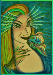losing mother sea - climate change - with little girl free