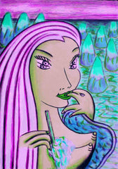 girl with dolphin hand with little girl free