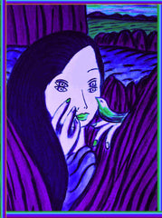 girl with bird
