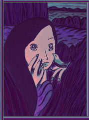 girl with bird