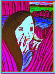 girl with bird