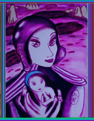 aaa     -   with jesus with little girl in ukraine war with little girl free