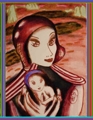 aaa     -   with jesus with little girl in ukraine war with little girl free