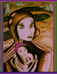 aaa     -   with jesus with little girl in ukraine war with little girl free