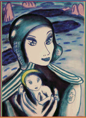 aaa     -   with jesus with little girl in ukraine war with little girl free