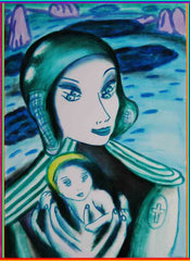 aaa     -   with jesus with little girl in ukraine war with little girl free