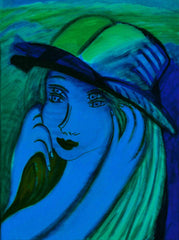 l don't know,with sun hat