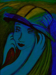 l don't know,with sun hat