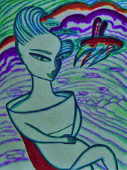 love my space cake girl