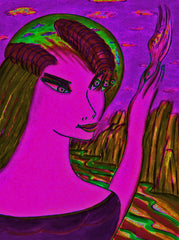 space women with bird WITH LITTLE GIRL FREE
