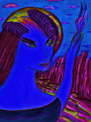 space women with bird WITH LITTLE GIRL FREE