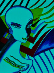 l wonder you,water colour printer girl