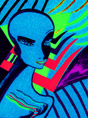 l wonder you,water colour printer girl