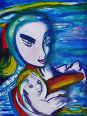 the two of us with little boy in ukraine war with little girl free