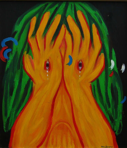 crying hands