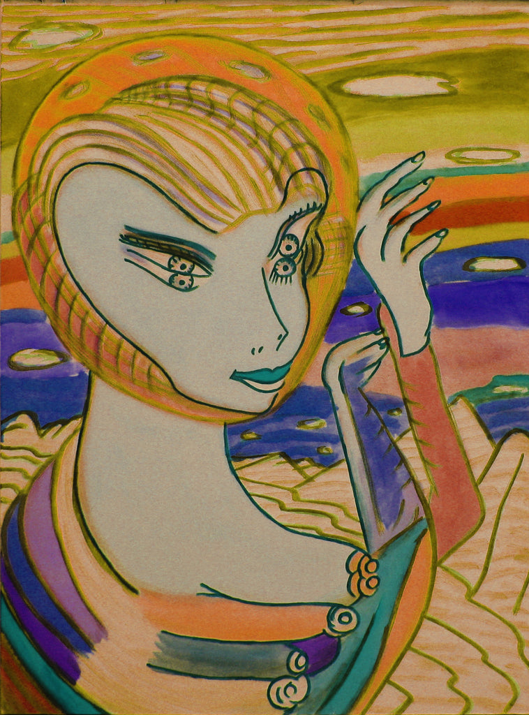 space computer girl