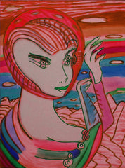 space computer girl