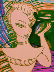 love my space night cake girl