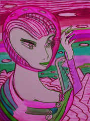 space computer girl