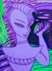 love my space night cake girl