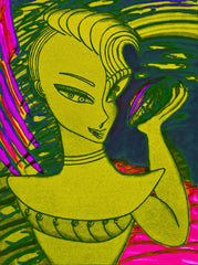 love my space night cake girl