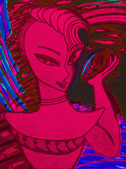 love my space night cake girl