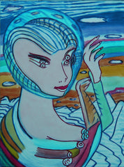 space computer girl
