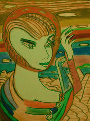 space computer girl