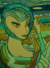 space computer girl