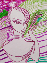 love my,DOLPHIN space cake girl