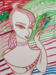 love my,DOLPHIN space cake girl
