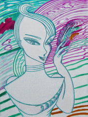 love my,DOLPHIN space cake girl