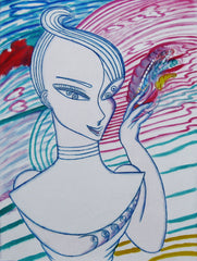 love my,DOLPHIN space cake girl