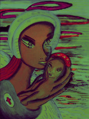 the two of uS WITH LITTLE BOY IN UKRAINE WAR with little girl free