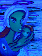 the two of uS WITH LITTLE BOY IN UKRAINE WAR with little girl free