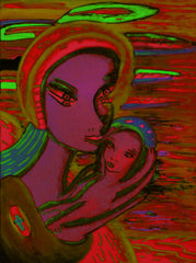the two of uS WITH LITTLE BOY IN UKRAINE WAR with little girl free