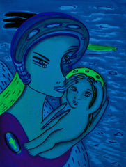 the two of us with little boy in ukraine war with little girl free