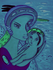 the two of us with little boy in ukraine war with little girl free