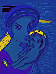 the two of us with little boy in ukraine war with little girl free