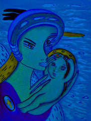 the two of us with little boy in ukraine war with little girl free