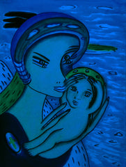 the two of us with little boy in ukraine war with little girl free