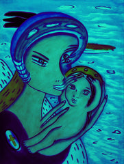 the two of us with little boy in ukraine war with little girl free