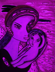 the two of us with little boy in ukraine war with little girl free