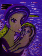 the two of us with little boy in ukraine war with little girl free