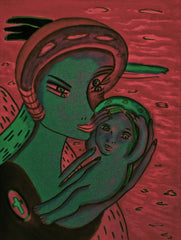 the two of us with little boy in ukraine war with little girl free