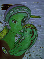 the two of us with little boy in ukraine war with little girl free