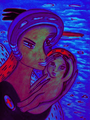 the two of us with little boy in ukraine war with little girl free