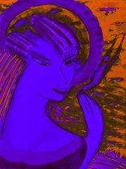 space women with bird
