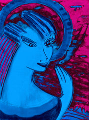 space women with bird