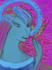 space women with bird